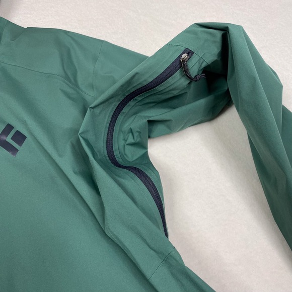 Black Diamond Jacket Mens M Stormline Stretch Rain Shell Waterproof Lightweight - Picture 5 of 16